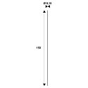 SLV Sicherheitsseil f�r PANEL V 600 / 625, 150cm, edelstahl