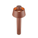 SLV outdoor floor lamp PHOTONI 75 impact resistant, conical E27 IP65, rust dimmable