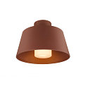 SLV Outdoor Deckenleuchte PHOTONI, IP65 IK08, E27, Aluminium, seeluft-best�ndig, rost matt / opal