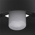 SLV Outdoor Deckenleuchte PHOTONI, IP65 IK08, E27, Aluminium, seeluft-best�ndig, schwarz matt / opal