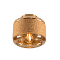 SLV wall and ceiling luminaire PANTILO ROPE 19 cylindrical E27 IP20, gold dimmable