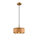 pendant luminaire PANTILO ROPE 27 E27 IP20, gold dimmable