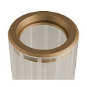 SLV LED Wandaufbauleuchte LYGANT SINGLE Badleuchte, 8W, 3000K, 560lm, IP44, messing