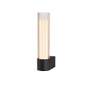 LED Wandaufbauleuchte LYGANT SINGLE Badleuchte, 8W, 3000K, 560lm, IP44, schwarz