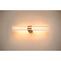 LED Wandaufbauleuchte LYGANT DOUBLE Badleuchte, 11W, 3000K, 800lm, IP44, messing