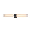 SLV LED Wandaufbauleuchte LYGANT DOUBLE Badleuchte, 11W, 3000K, 800lm, IP44, schwarz