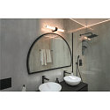 SLV LED Wandaufbauleuchte LYGANT DOUBLE Badleuchte, 11W, 3000K, 800lm, IP44, schwarz