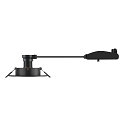 SLV Deckeneinbauleuchte NEW TRIA� 75 XL, rund, GU10, max. 10W, IP20, schwarz