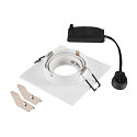 SLV ceiling recessed luminaire NEW TRIA� 75 XL square GU10 IP20, white