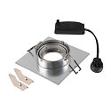 SLV Deckeneinbauleuchte NEW TRIA� 75 XL, quadratisch, GU10, max. 10W, IP20, aluminium