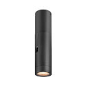 SLV wall luminaire S-TUBE GU10 IP65, black