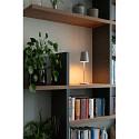 SLV LED Akku-Tischleuchte VINOLINA TWO, IP65, � 11cm, konisch, 2W 2200-3000K (CCT Switch) 190m, Touch-Dimmer + Ladestation, wei�