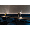 SLV LED Akku-Tischleuchte VINOLINA TWO, IP65, � 11cm, konisch, 2W 2200-3000K (CCT Switch) 190m, Touch-Dimmer + Ladestation, wei�