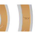 SLV LED Pendelleuchte ONE FLAT TRIPLE, 300cm, 2700/3000K, 3500/3700lm, IP20, dimmbar, schwarz/messing