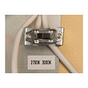 SLV LED Pendelleuchte ONE FLAT TRIPLE, 300cm, 2700/3000K, 3500/3700lm, IP20, dimmbar, schwarz/messing