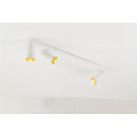 ceiling luminaire KAMI 3 flames GU10 IP20, gold, white