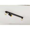 SLV ceiling luminaire KAMI 3 flames GU10 IP20, gold, black