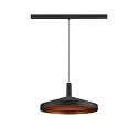 SLV LED Pendelleuchte LALU� MIX&MATCH Base, 48V, 150cm, 8W, 3000K, 700lm, IP20, dimmbar, schwarz