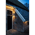 Outdoor LED Wandstrahler MODELA UP/DOWN, IP65 IK07, 7.5W 2700K 810lm 2x60�, dimmbar, wei� matt / gold