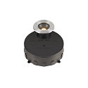 floor recessed luminaire DASAR� M round, swivelling, DALI controllable, passable IP67, stainless steel dimmable