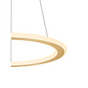 SLV LED Pendelleuchte ONE FLAT PD SINGLE PHASE, � 60cm, 23W 2700/3000K (CCT Switch), CRi >90, dimmbar, messing