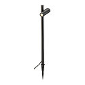 gorund spike luminaire HELIA SLIM POLE SINGLE IP65, black