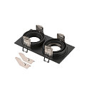 SLV ring NEW TRIA� 155 2 flames, built-in version, black