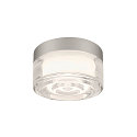 SLV LED Wand-/Deckenleuchte CYFT WAVE, 6,5W, 2700/3000/4000K, 240lm, IP44, dimmbar, bildschirmarbeitsplatztauglich, schwarz
