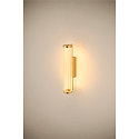 SLV wall luminaire QUIMERA - PHASE CCT Switch, switchable IP20, brushed brass dimmable