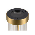 SLV table lamp QUIMERA - PHASE cylindrical, CCT Switch, switchable IP20, brass 