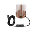 SLV table lamp QUIMERA - PHASE cylindrical, CCT Switch, switchable IP20, copper 