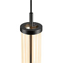 SLV LED 1-Phasen-Pendelleuchte QUIMERA PHASE, 8W 2700K 320lm, CRi >90, dimmbar, dunkel bronze
