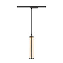 SLV LED 1-Phasen-Pendelleuchte QUIMERA PHASE, 8W 2700K 320lm, CRi >90, dimmbar, dunkel bronze