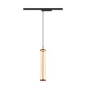 1-phase pendant luminaire QUIMERA PHASE cylindrical IP20, copper dimmable