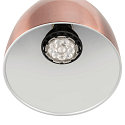 SLV 1-phase spot PARA CONE 14 swivelling, rotatable GU10 IP20, copper, lacquered dimmable