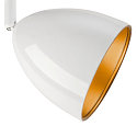 SLV 3-phase spot PARA CONE 14 swivelling, rotatable GU10 IP20, white, lacquered dimmable