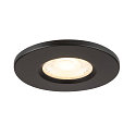 SLV cover UNIVERSAL DOWNLIGHT IP65 round, rigid, closed, airtight, black