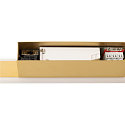 SLV LED Wandaufbauleuchte ONE LINEAR 50 PHASE, Up/Down, IP44, 52.2cm, 14W 2700/3000K (CCT Switch), CRi >90, dimmbar, messing