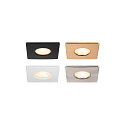 SLV Abdeckung f�r LED Einbauleuchte UNIVERSAL DOWNLIGHT PHASE, IP65 (Outdoor + Indoor), quadratisch, starr, wei�