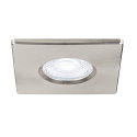 SLV cover UNIVERSAL DOWNLIGHT IP65 square, rigid, closed, airtight, chrome