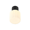 SLV ceiling luminaire VARYT without shade E14 IP44, black dimmable