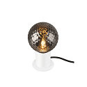 SLV table lamp VARYT round, without shade E14, white dimmable