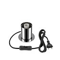 SLV table lamp VARYT round, without shade E14, chrome dimmable