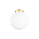 SLV ceiling luminaire SUN 20 round E27 IP20, gold dimmable