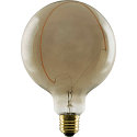 Segula LED Leuchtmittel Illusion Globe 125 Crescent slanting PHASE, E27, 6W 1900K, dimmbar, smokey