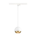 SLV 3-phase pendant luminaire LIGHT EYE� 150 down, ball shaped GU10 IP20, white matt dimmable