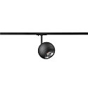 SLV 1-phase spot LIGHT EYE� 150 swivelling, rotatable GU10 IP20, black dimmable