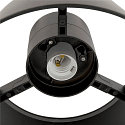 SLV Outdoor Deckenleuchte PHOTONI CYL, IP68 IK08, zylindrisch, E27, Aluminium, seeluft-best�ndig, schwarz matt / opal