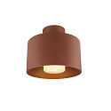 SLV outdoor ceiling luminaire PHOTONI CYL cylindrical, with spacer E27 IP65, rust dimmable