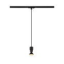 1-phase pendant luminaire PURI 2.0 BASIC GU10 IP20, black dimmable